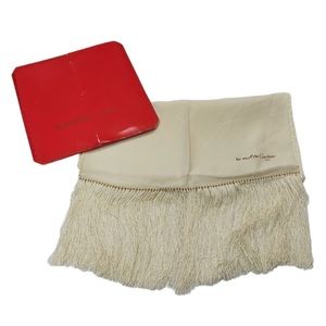 Cartier 100% Cashmere Scarf w/ Sleeve